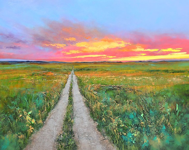 Image of art work “Follow the Dirt Road Home”