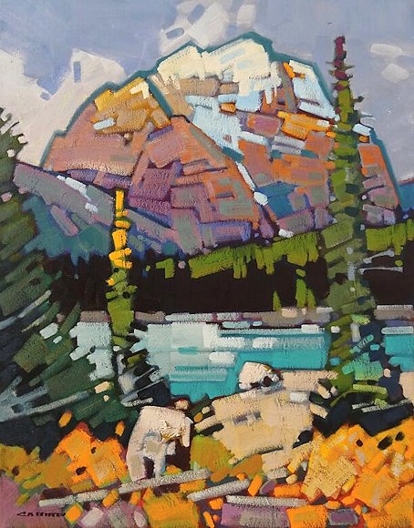 Image of art work “Mt. Kerkeslin - Jasper”