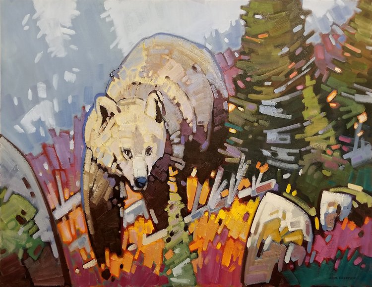 Image of art work “Selkirk Fog - Grizzly”