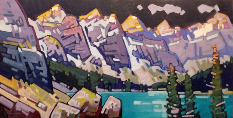 Image of art work “A Moment in Time - Moraine Lake”