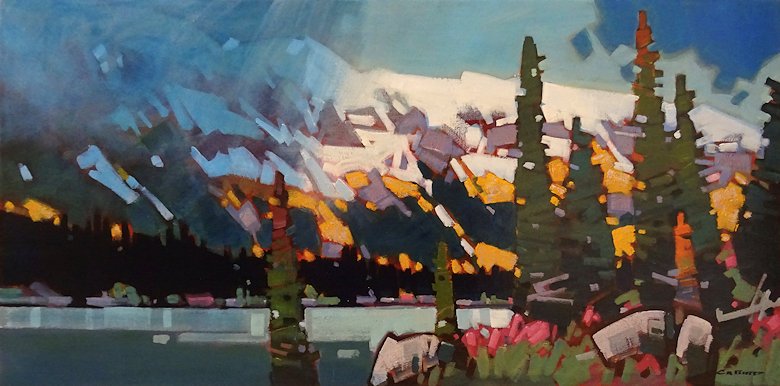 Image of art work “Moose Lake Stormfront - Robson Valley”