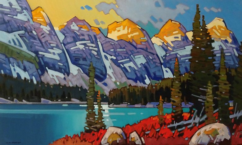 Image of art work “Lightshow in the Valley of Ten”