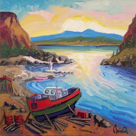 Image of art work “Bush Bay, Nouvelle Ecosse”