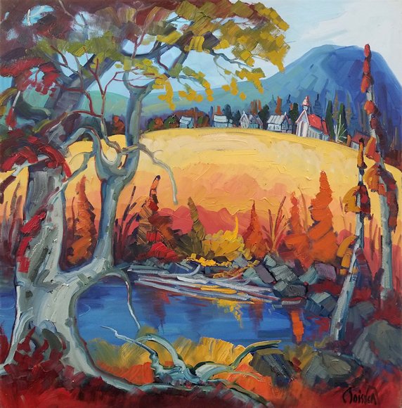 Image of art work “La Riviere du Village en Automne”