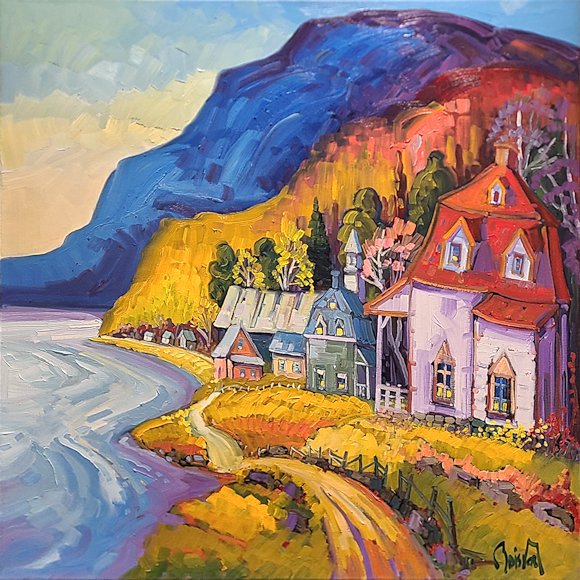 Image of art work “Le Chemin de Petite Riviere St. Francois, Charlevoix”