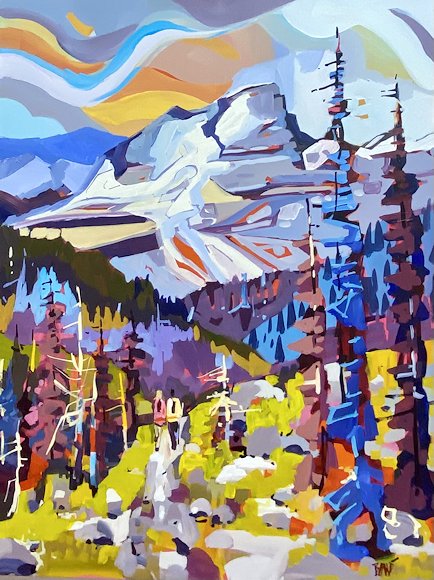 Image of art work &ldquo;Alpine Trails&rdquo;