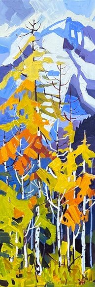 Image of art work “Foothills Aspens”