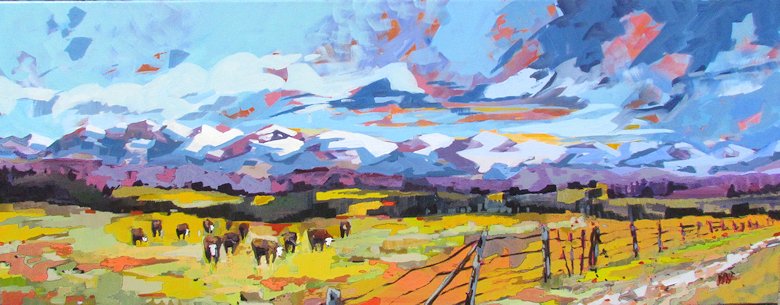 Image of art work “Foothills Pastureland”