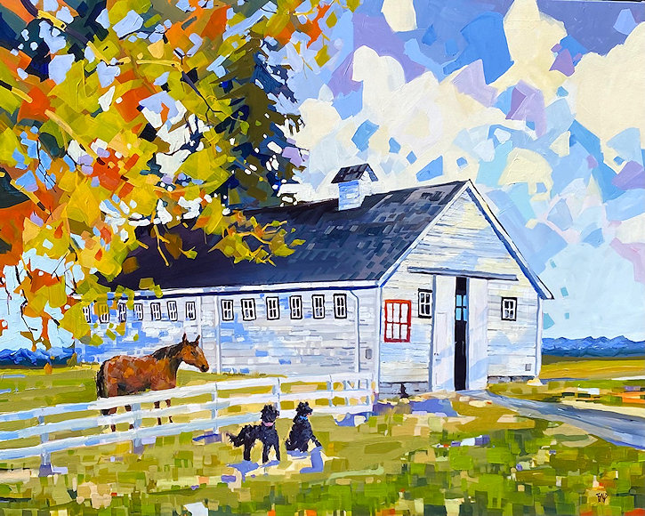 Image of art work &ldquo;Our Old Barn&rdquo;