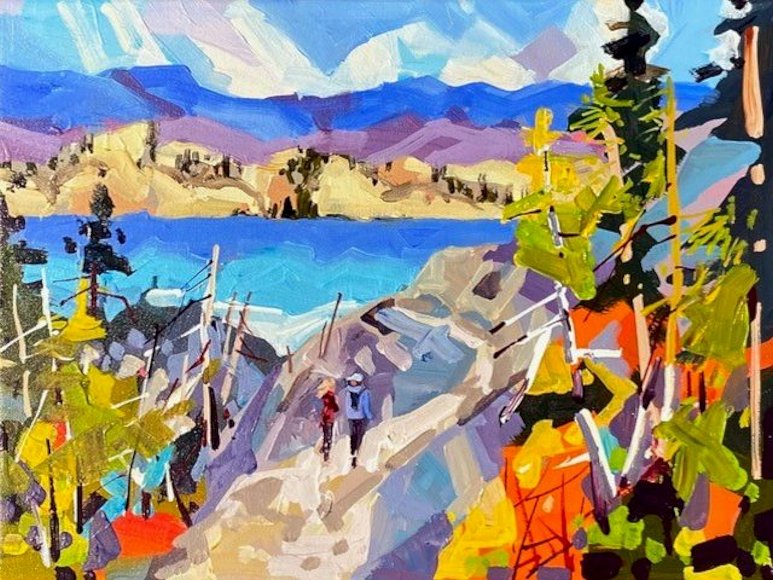 Image of art work “Walking the Okanagan”