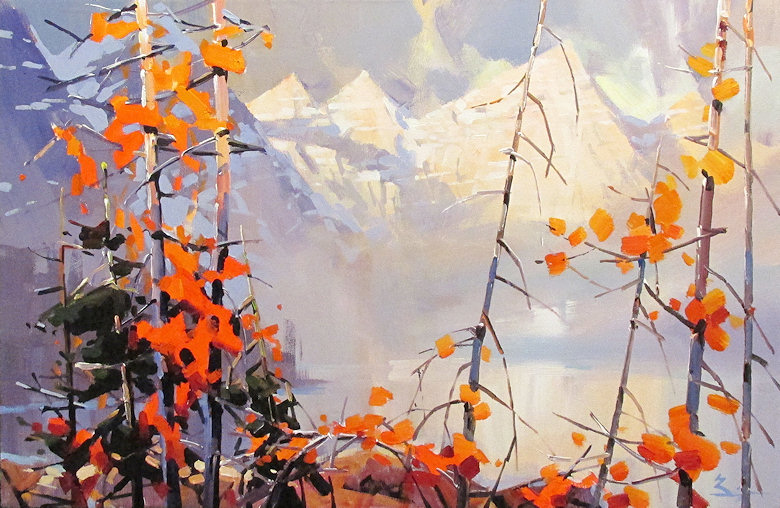 Image of art work “Fall in Moraine Lake”