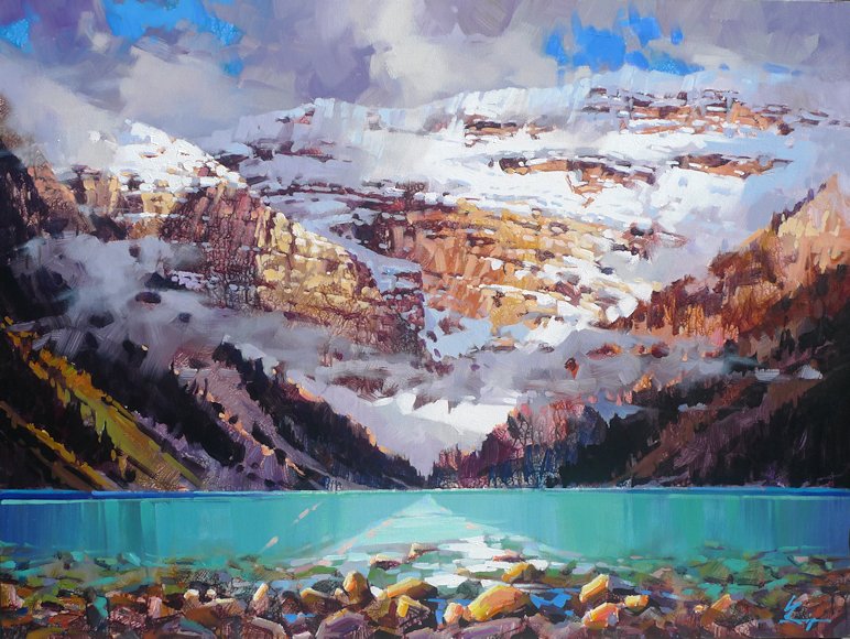 Image of art work “Lake Louise Morning”