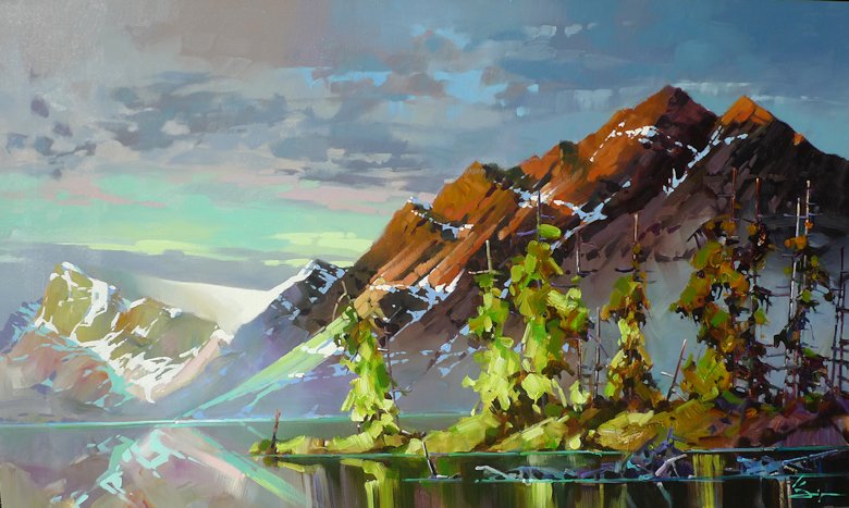 Image of art work “Bow Lake”