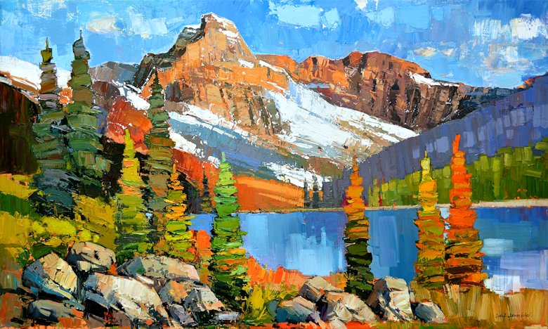 Image of art work “Ever-changing Colours of the Rockies”