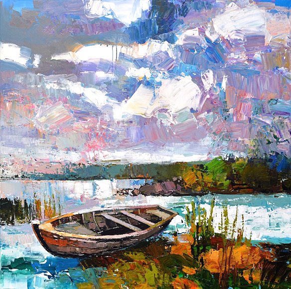 Image of art work “Morning Light on Tisa River”