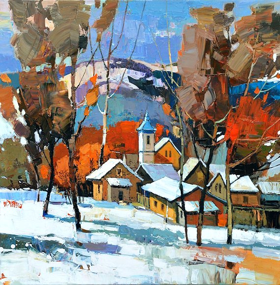 Image of art work “Winter in the Carpathians”