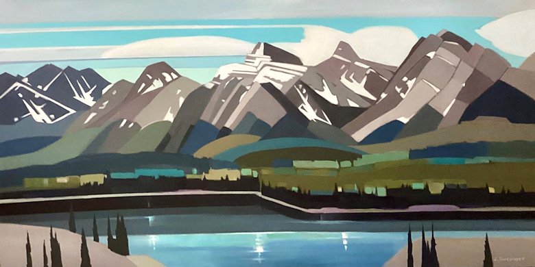 Image of art work &ldquo;Across the Athabasca - Jasper&rdquo;