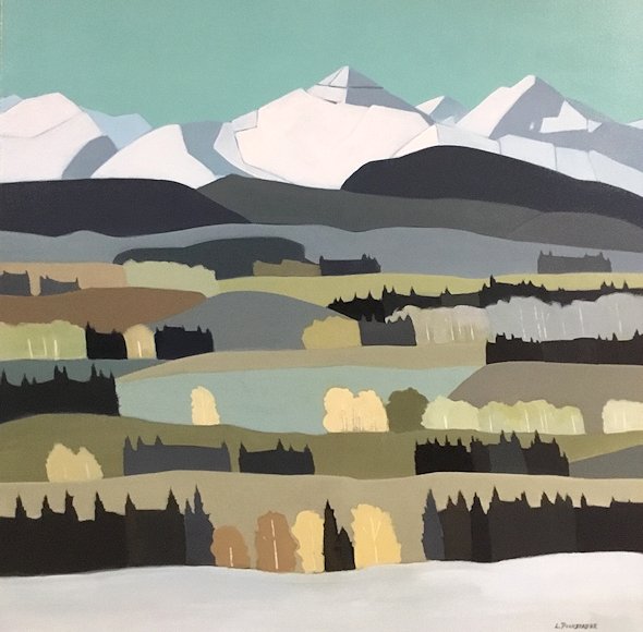 Image of art work “A View of Banded Peak”