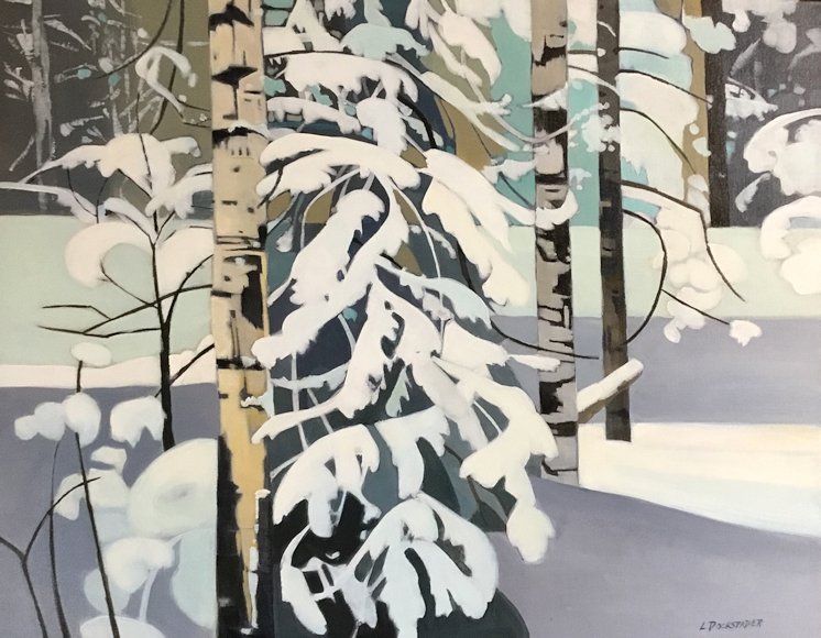 Image of art work “Inside the Snowy Forest”
