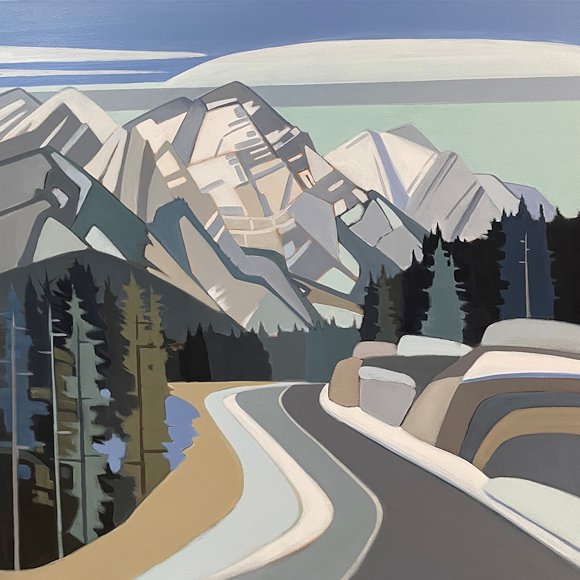 Image of art work “Kananaskis Drive”