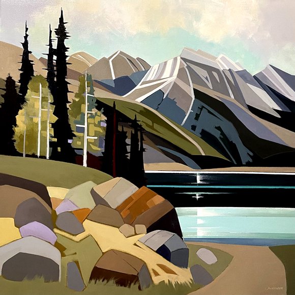 Image of art work “Medicine Lake Morning - Jasper”