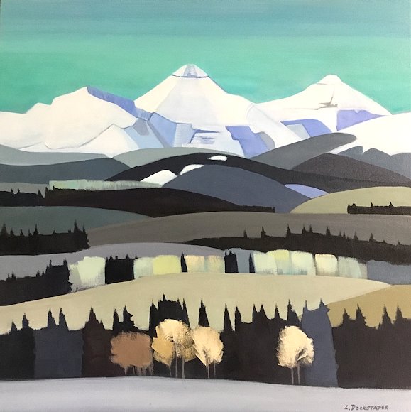 Image of art work “Snowy Banded Peak”