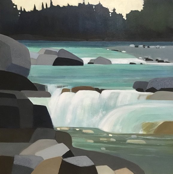 Image of art work “South View of Elbow Falls”