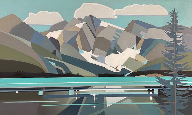 Image of art work “Summer View, Rawson Lake”