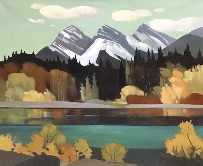 Image of art work “Three Sisters Autumn (Canmore, AB)”
