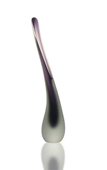 Image of art work &ldquo;Bluish Dark Violet Veer Vase&rdquo;