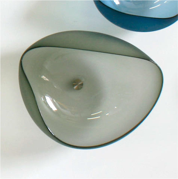 Image of art work &ldquo;Smokey Grey - Topography Bowl (JG1470-17)&rdquo;