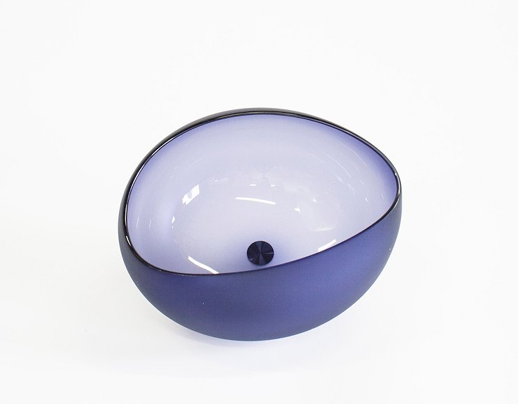 Image of art work “Midnight Topography Wall Bowl Small (JG1737-18)”