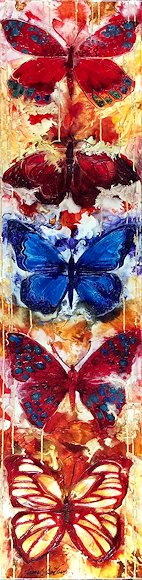 Image of art work “No Butterflies Without Flowers”