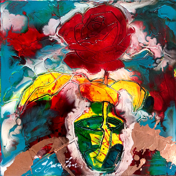 Image of art work “Rose Caribbean”