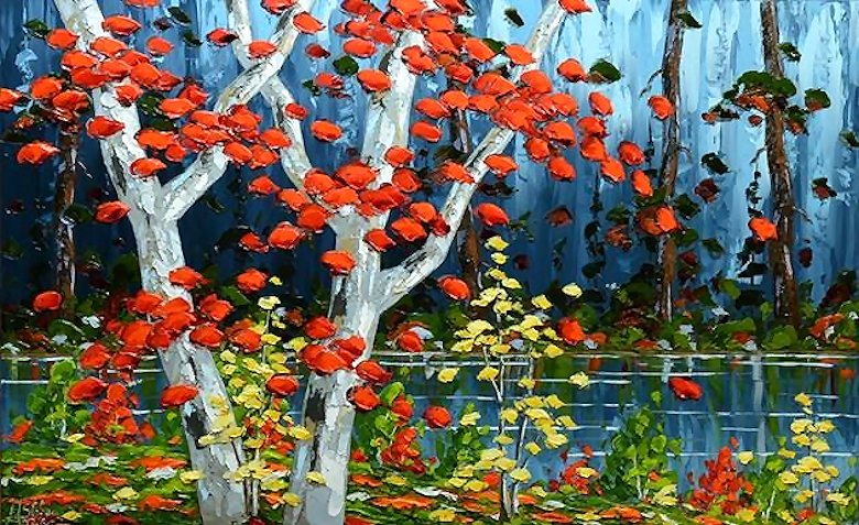 Image of art work “Blue Evening”