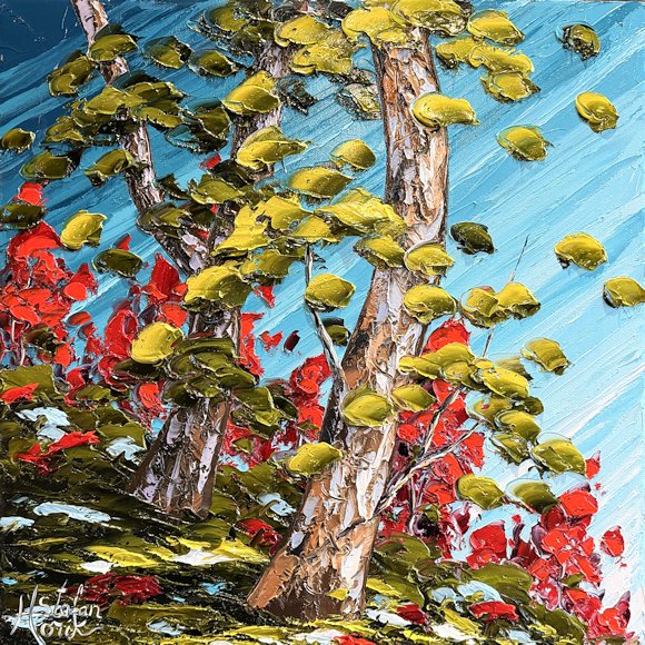 Image of art work &ldquo;Flowery Descent&rdquo;