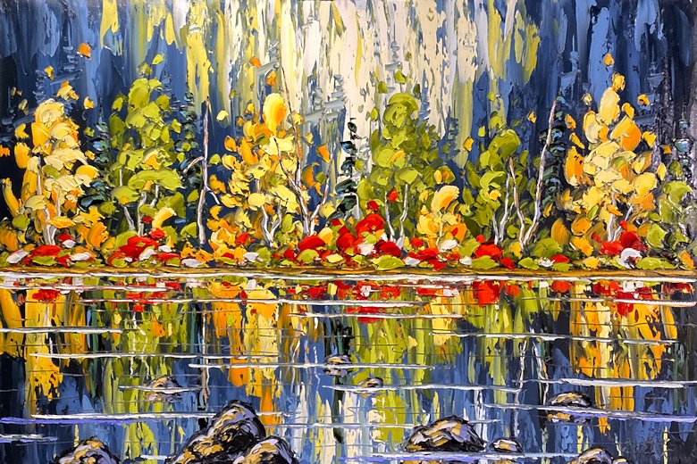 Image of art work “Reflection on the Lake”
