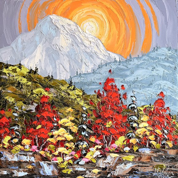 Image of art work &ldquo;Snowy Peak&rdquo;