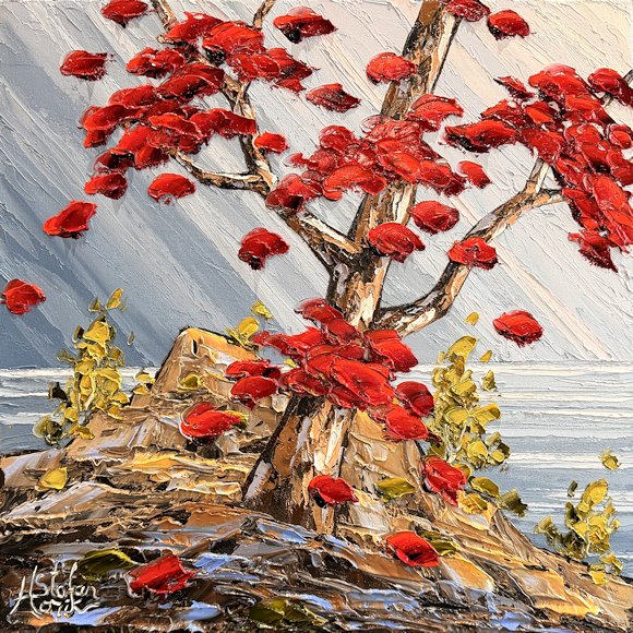 Image of art work &ldquo;Tree on a Rock&rdquo;