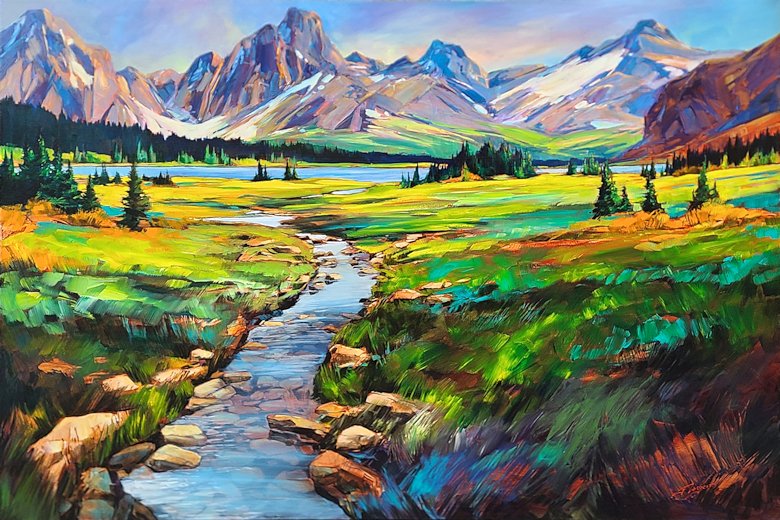 Image of art work “Going with the Flowing”