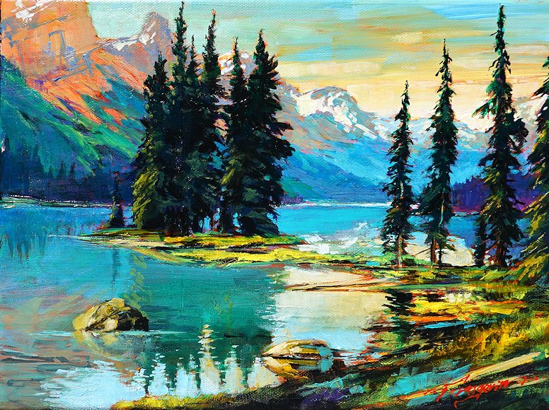 Image of art work “Little Maligne”