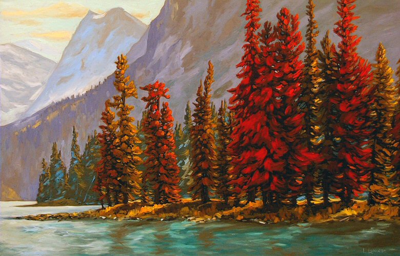 Image of art work &ldquo;Seize the Day (Lake Maligne)&rdquo;