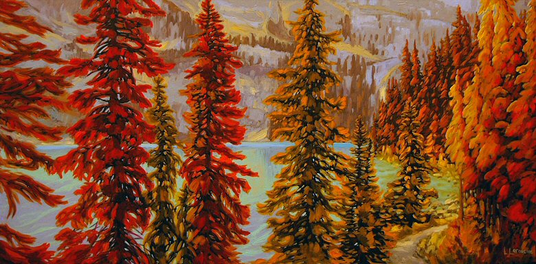 Image of art work &ldquo;Along the Path (Lake O