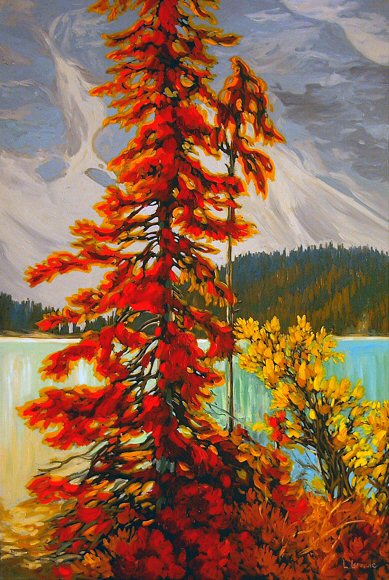 Image of art work &ldquo;The Two Majesties (Lake Moraine)&rdquo;