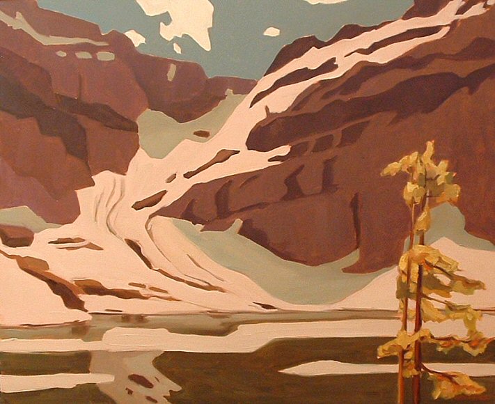 Image of art work “Ice Reflection - Summer Lake”