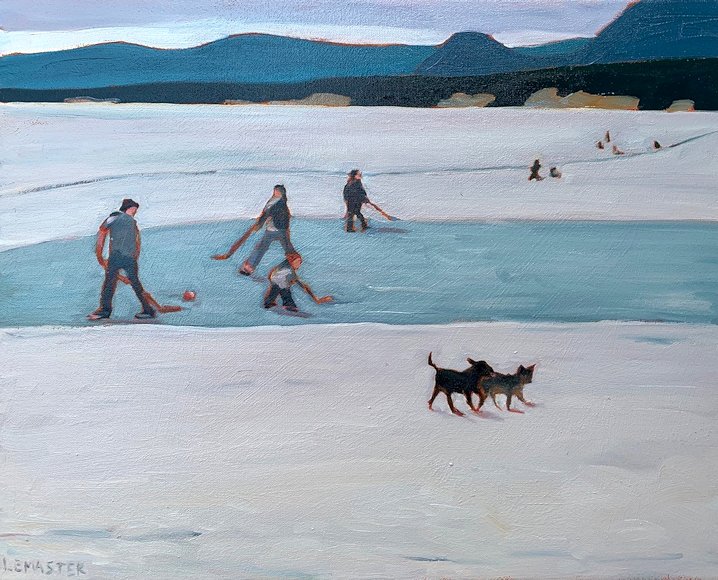 Image of art work “Winter on the Lake”