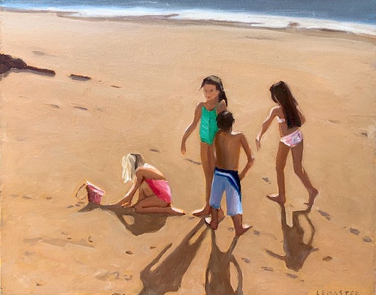 Image of art work “Beach Kids”