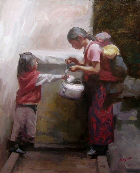 Image of art work &ldquo;Tibetan Family&rdquo;