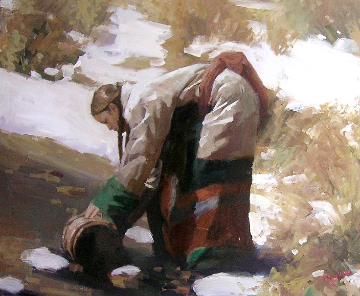 Image of art work &ldquo;Winter Brook&rdquo;