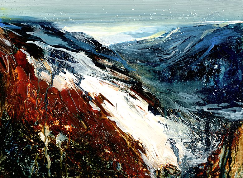 Image of art work “Snow on Ridge”